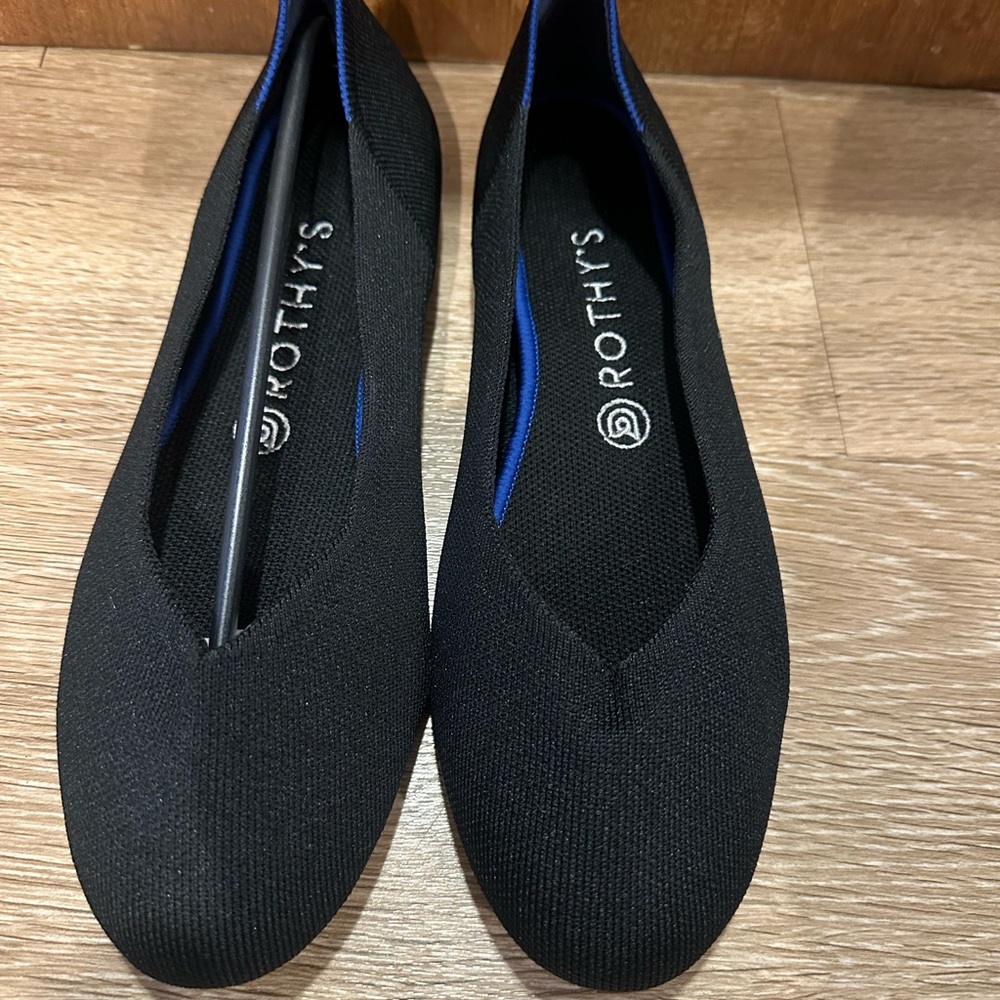 Rothy's Black and Blue Women's Flats